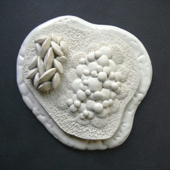 Bas relief-Porcelaine collection paysage 30x30cm