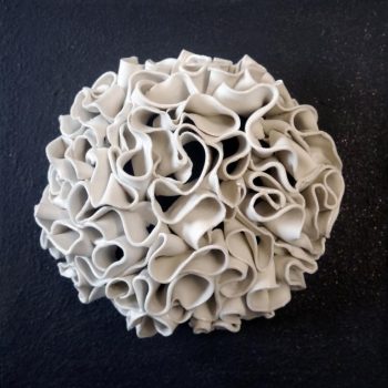 Bas relief porcelaine collection paysage 30x30cm