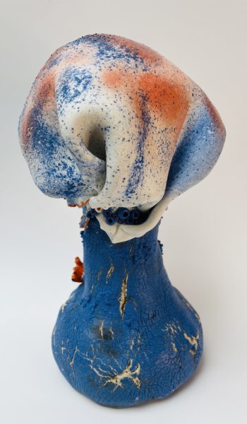 Sculpture champignon vue de dos