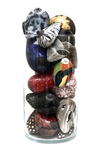 Sculpture seins composition 5 H32xL16cm